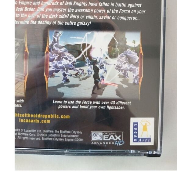 Star Wars Knights Of The Old Republic WINDOWS LucasArts Bioware 2003 4 Discs - Picture 12 of 12